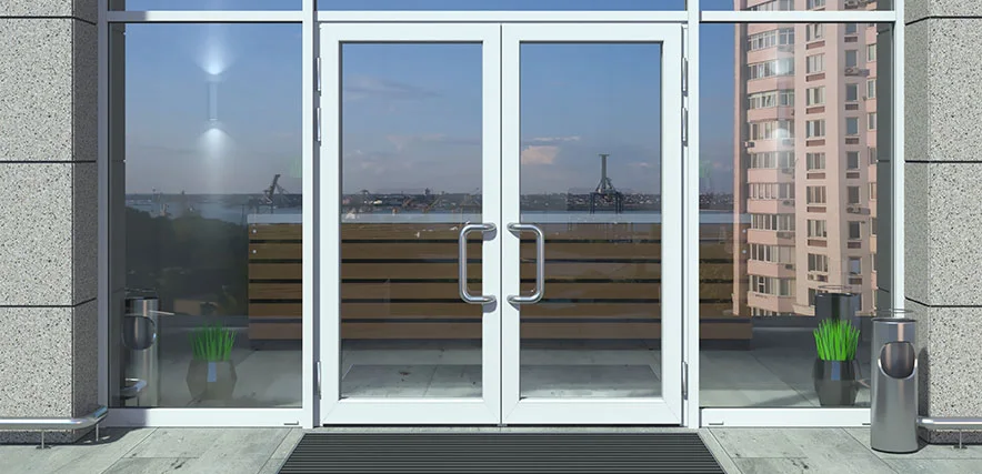 storefront glass repair in Sunrise, FL